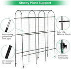 garden cucumber trellis large 6ft tall metal trellis, side view
