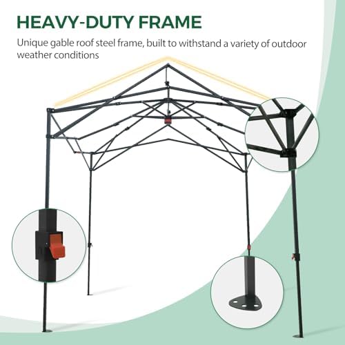 6x6 pop up greenhouse,portable green house kit, green, package contents