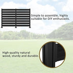mupater 49'' h×78'' w outdoor fence privacy screen on a desk or shelf