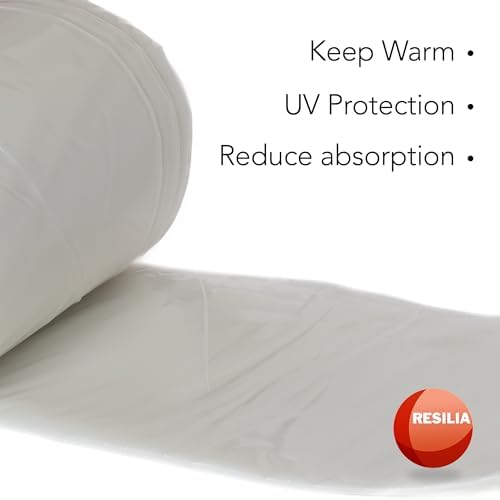 resilia clear greenhouse sheeting - uv-protected, heavy-duty gauge, close-up detail