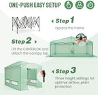 crown shades 12x8 pop up outdoor walk-in portable, close-up detail