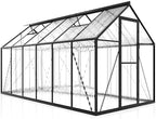 jocisland 6x12 ft walk-in polycarbonate greenhouse with 2, view 9