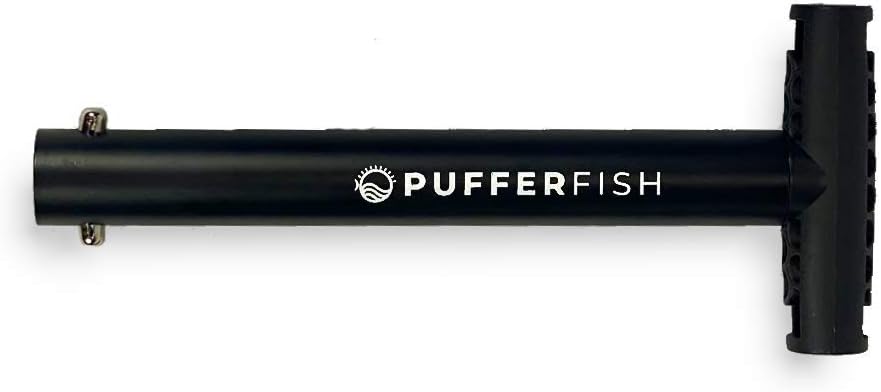 pufferfish really big sand shovel - lightweight collapsible showing dimensions