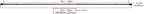 Amazon Basics Easy Installation Adjustable Curtain Rod for Windows with Round Finials, 1-Inch Rod, 72" to 144", Nickel, 2-Pack