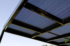 shatex 90% shade fabric 10x 22ft sun shade showing dimensions