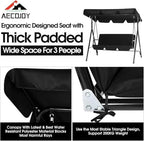 aecojoy porch swing with stand, outdoor swings for on a desk or shelf