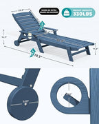serwall hdpe outdoor lounge chair with cup holder, close-up detail