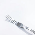 WALLFARM 2 Piece Stainless Steel 3 Prong Granny Fork Set | Three Tine Metal Meat Carving Tools for Kitchen Cooking, Long Steak Flippers for Outdoor BBQ Grills
