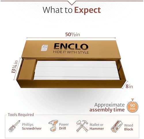 enclo hartford privacy screen, white vinyl diy no, front angle view