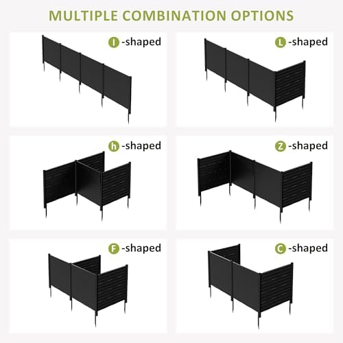 48''w x 45.4''h outdoor privacy screen with 4, view 9