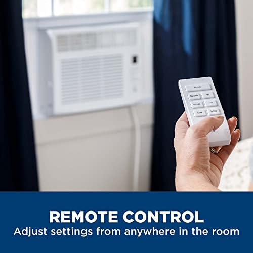ge electronic window air conditioner 6000 btu, efficient, side view