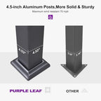 purple leaf 92ks outdoor pergola 8' x 14', package contents