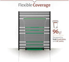 enclo vienna privacy screen, charcoal vinyl diy no on a desk or shelf