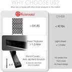 kozyard metal privacy screen 74" h x 47.2", close-up detail