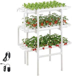 vevor hydroponics growing system kit, 3-tier 108 sites, view 9