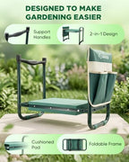 saker garden kneeler and seat-garden kneeler gardening bench, view 9