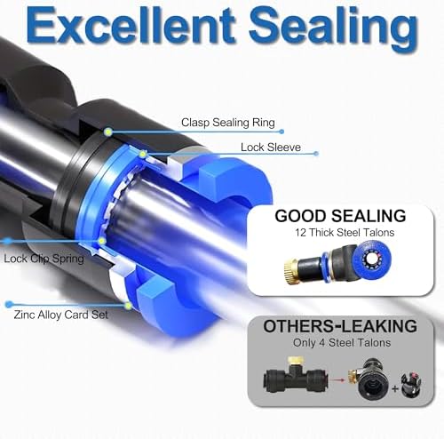 misters for outside patio, 65ft|20m outdoor water misting, close-up detail