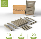 greenvines outdoor rocking chairs set of 2, hdpe on a desk or shelf