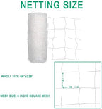 heavy duty trellis netting roll - 67''x328' plastic shown in use