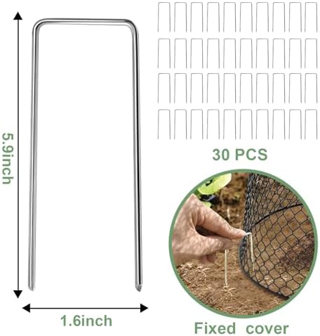 9.13"×9.13" chicken wire cloche plant covers garden netting, side view