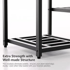 metal heavy duty plant stand indoor outdoor,10 tier, package contents
