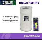 soft mesh nylon trellis netting bulk roll shown in use