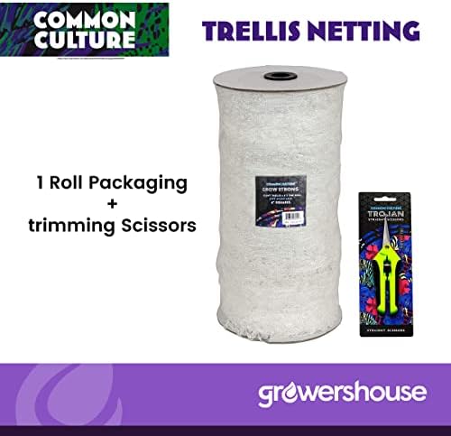 soft mesh nylon trellis netting bulk roll shown in use