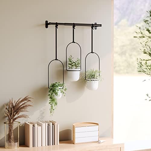 umbra triflora hanging planter, indoor herb garden, set, package contents