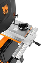 wen industrial band saw, 14-inch, 1 hp dual-voltage showing dimensions