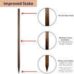 shoplala wooden trellis garden fence (2 pack, 12ft showing dimensions