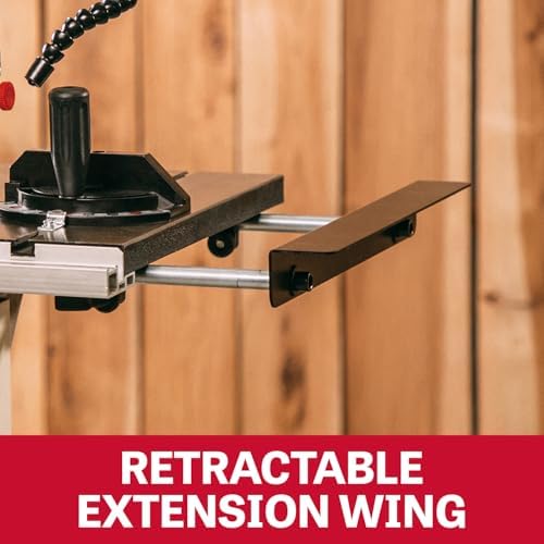 jet 10-inch woodworking band saw with stand, 1/2, side view