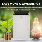 whynter dual hose smart portable air conditioner, 14000, package contents