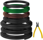 Bonsai Wire Kit with Cutter, Anodized Aluminum-189FT 7 Rolls 5 Sizes 1-3mm | 1.0, 1.5, 2.0, 2.5, 3mm, Bonsai Training Wire for Securing Thin Branches or Trunks, Ideal for Garden, Bonsai Tree Shaping
