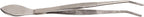Bonsai Tweezers, Curved Tip Stainless Steel Professional Potted Plant Tweezers with Spatula, for Garden Bonsai Soil Loosening and Changing Pots