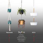 Two Pack, All-New Pot Hanging Kits + Accessories, Indoor/Outdoor, Build Vertical Gardens, Hang Individual Planters
