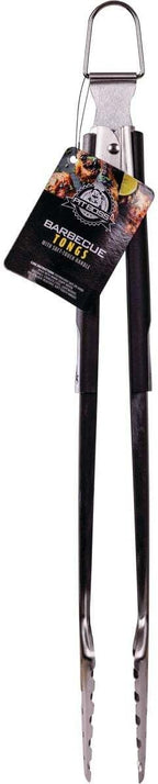Pit Boss Grills Soft Touch BBQ Tongs, Silver/Black, (67387)