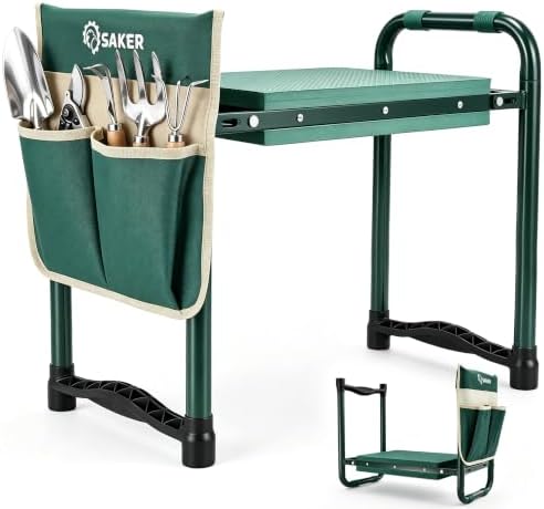 saker garden kneeler and seat-garden kneeler gardening bench, main product view