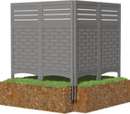 addok outdoor privacy screen, 45" h x 22", close-up detail