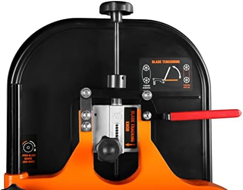 wen industrial band saw, 14-inch, 1 hp dual-voltage on a desk or shelf