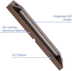 energetic 5cct low voltage led outdoor step lights showing dimensions