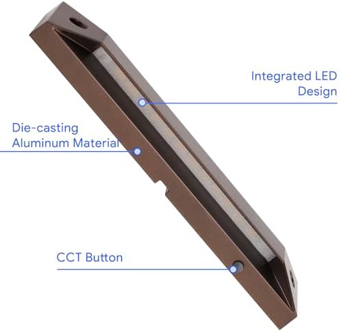 energetic 5cct low voltage led outdoor step lights showing dimensions