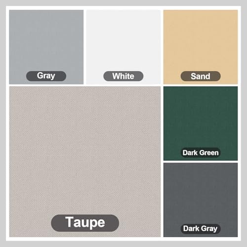 sunny guard 3'x16.5' waterproof balcony privacy screen pes, package contents