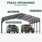 20x20 ft metal carport, outdoor heavy duty 2, package contents