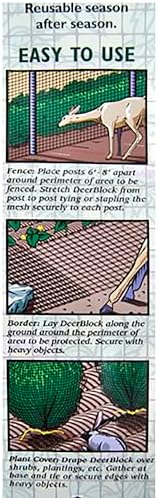 easy gardener, 6050az, deer block, protective mesh covering, front angle view