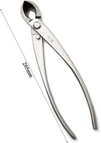 Bonsai Straight Edge Cutter Professional Grade Branch Cutter Alloy Steel Bonsai Tools Equip With Tool Bag (MT-SE-205 branch cutter gift-packaging)