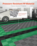 vevor interlocking drainage mat, 12” x 12” modular shown in use