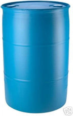 55 Gallon Blue Water Barrel | Solid Mold |2 Inch Bung Holes, Good for Long Term Drinking Water Use | BPA Free
