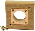 Cedar Replacement Predator Guard with Copper Portal for Eastern Bluebird Houses 1 1/2" Opening
