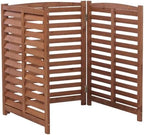 knocbel privacy screen solid wood decorative fences air on a desk or shelf