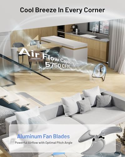 iliving 20 inch heavy duty floor & wall, package contents